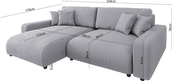 Actual product image Ropez Sara (Corner sofa)