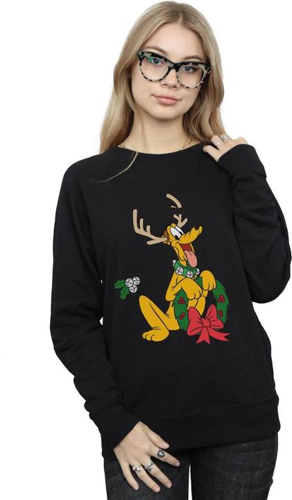 Immagine prodotto Disney Pluto Christmas Reindeer Felpa Donna (L)