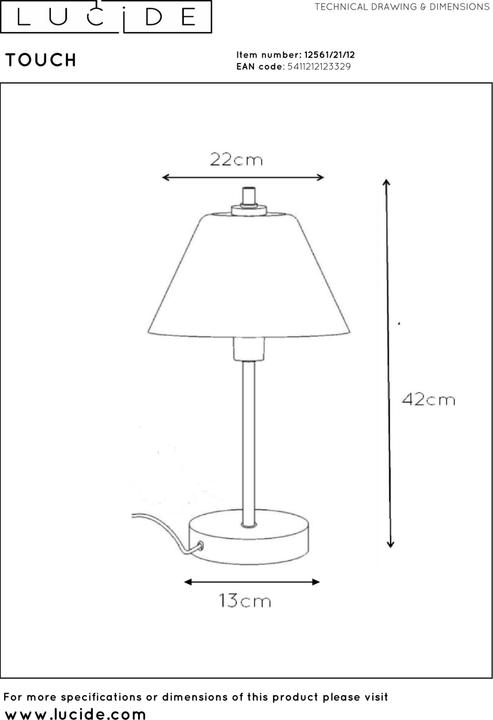 Image du produit Lucide Touch (E14)