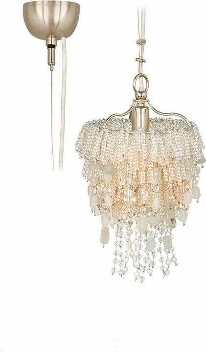 Loberon Lampadario Zamanah crema (18 cm)