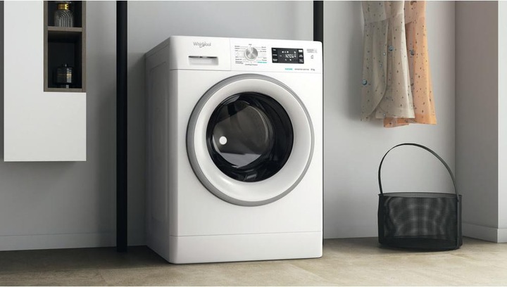 Produktbild Whirlpool FFB 846 SV DE Frontlader-Waschmaschine 8 kg 1400 U/min A Weiss (8 kg, Links)