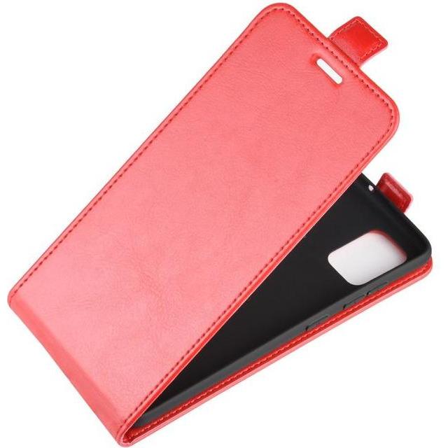 Thumbnail - MU Classic Leder Flipcase Hülle (Samsung Galaxy A71), Smartphone Hülle, Rot