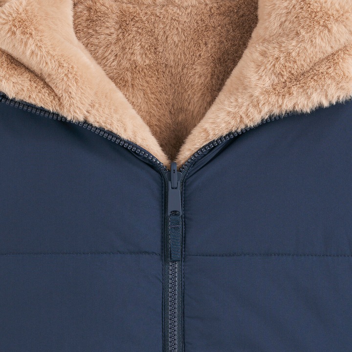 Actual product image La Redoute Collections Warme wendbare Steppjacke mit Kapuze (120 B)
