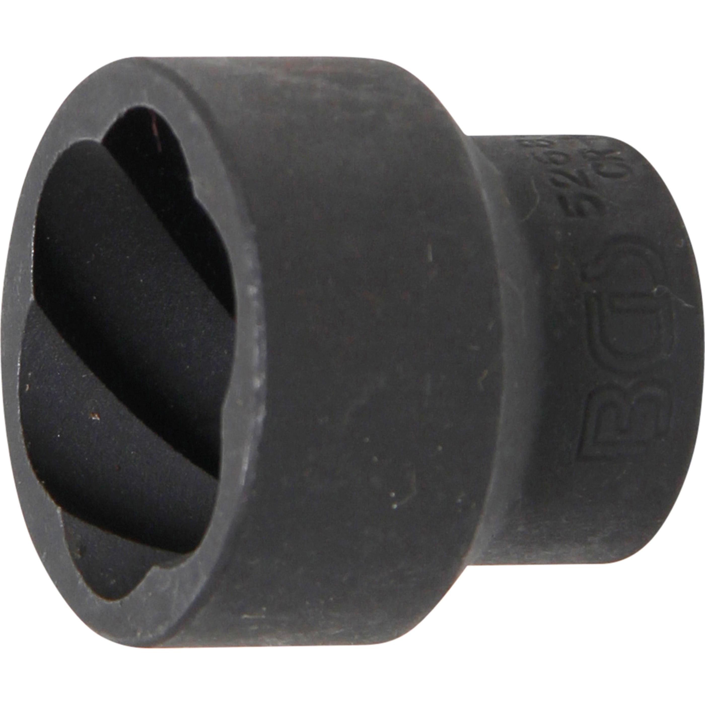 BGS, Gewindeschneider + Gewindebohrer, Spiral-Profil-Steckschlüssel-Einsatz / Schraubenausdreher 12,5 mm (1/2") SW 27 mm