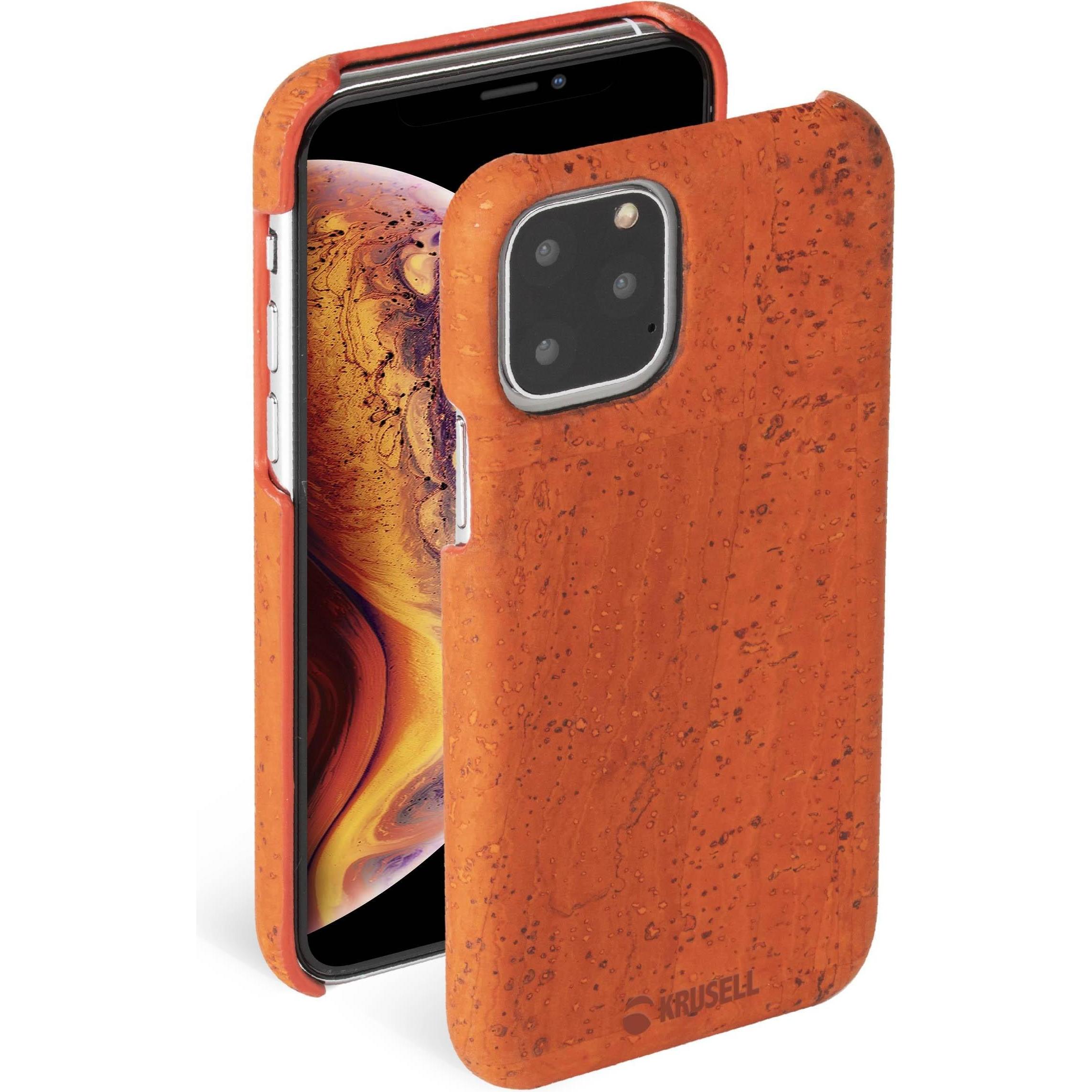 Krusell Birka Cover Apple iPhone 11 Pro Max rust (Apple iPhone 11 Pro Max), Smartphone Hülle, Braun
