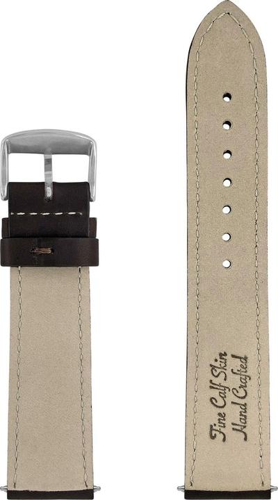 Actual product image No Name Zeppelin leather strap brown 22 mm (22 mm, Leather)