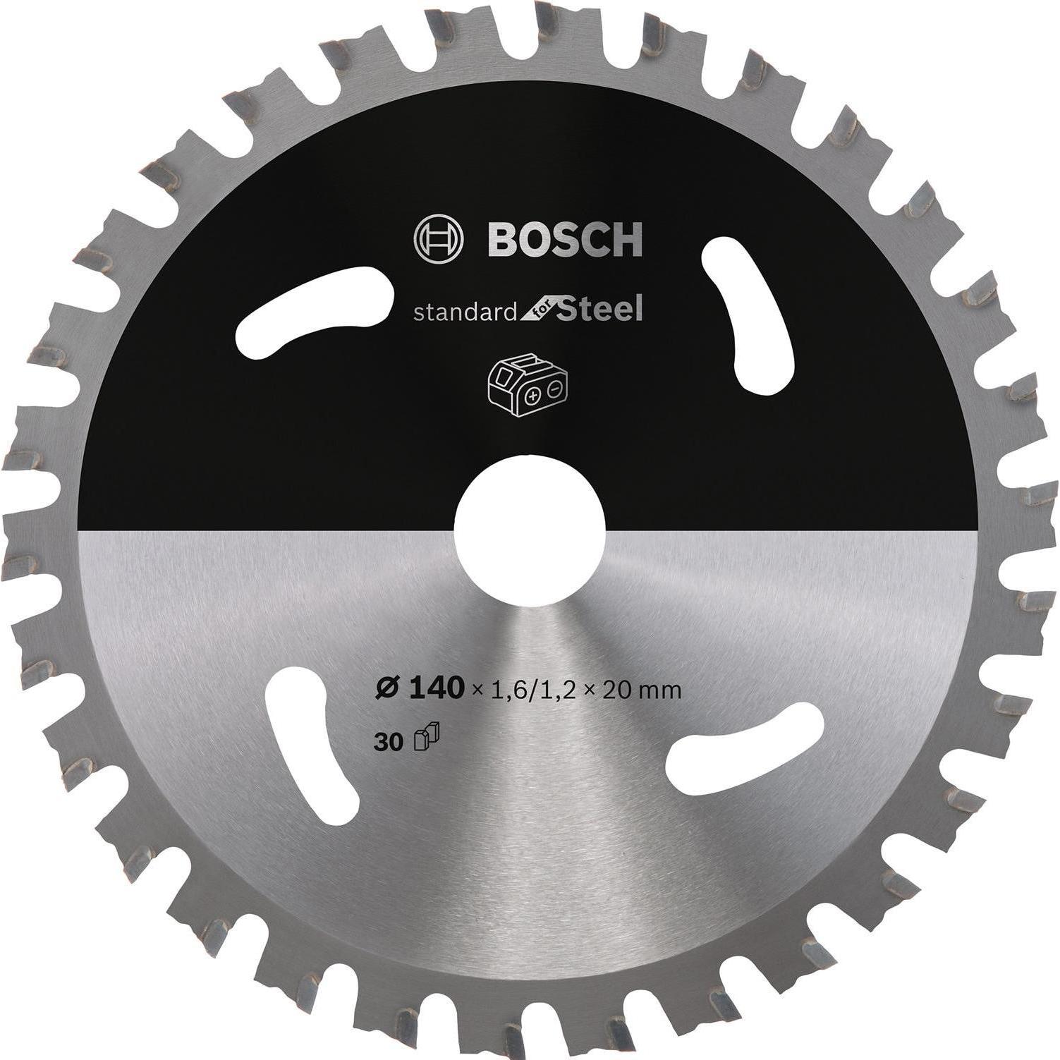 Bosch Professional Zubehör, Sägeblatt, PRO Steel cordless Kreissägeblatt, 140 x 1,6 x 20 mm