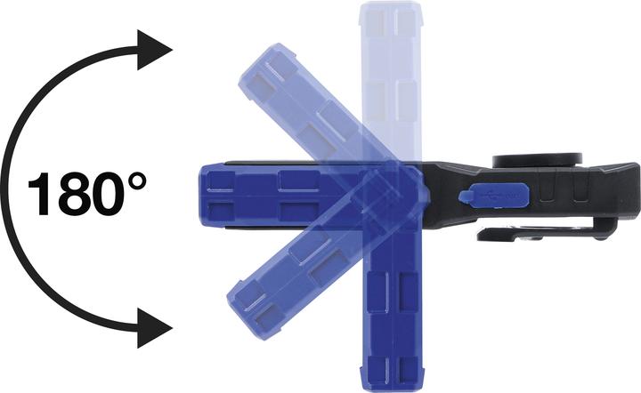 Produktbild BGS COB-LED-Werkstattleuchte mit Magnet und Haken klappbar (500 lm)