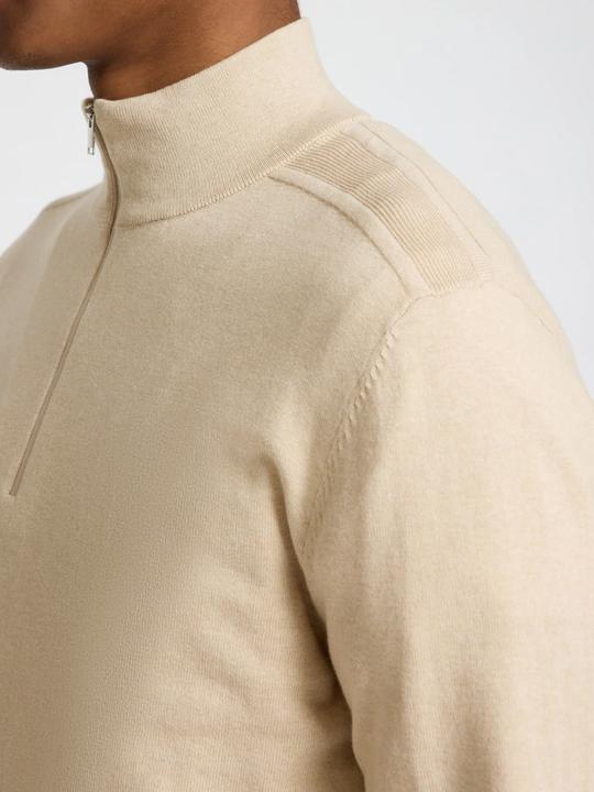 Actual product image Selected Half-zip knitted jumper (XL)