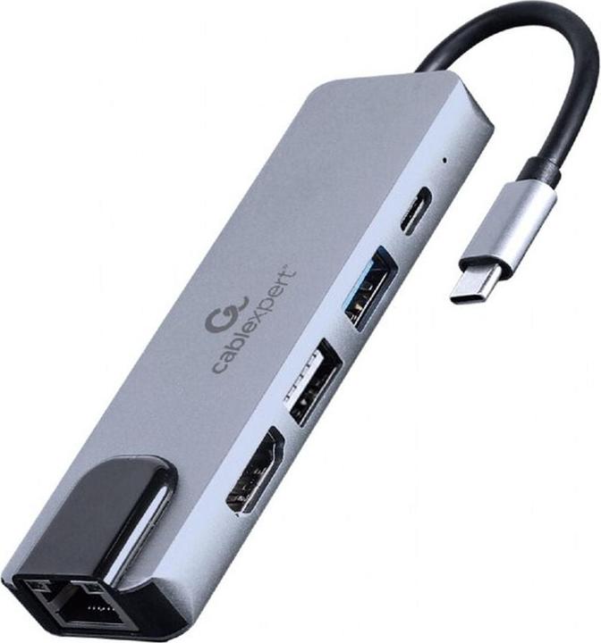 Produktbild Gembird Multi-Port Adapter (USB-C, 5 Ports)