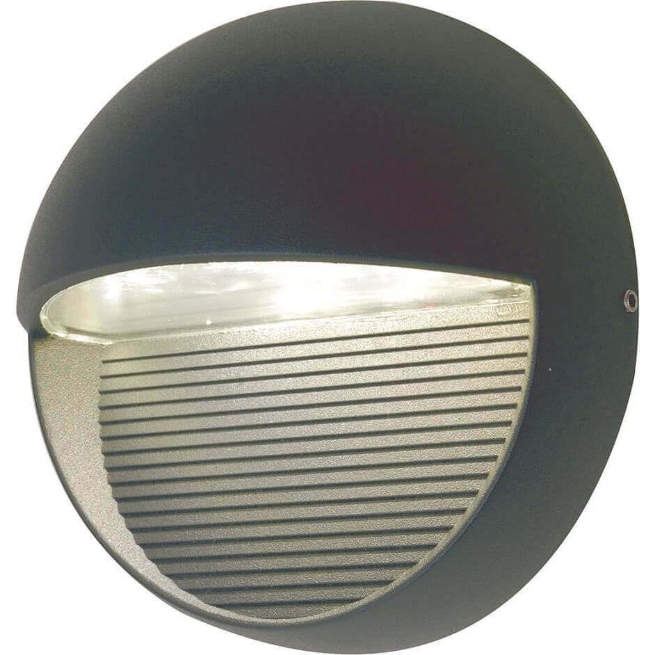 Elstead Lighting, Wandleuchte + Deckenleuchte, Freyr LED Aussen-Wandleuchte 17cm Graphit IP54 (260 lm)