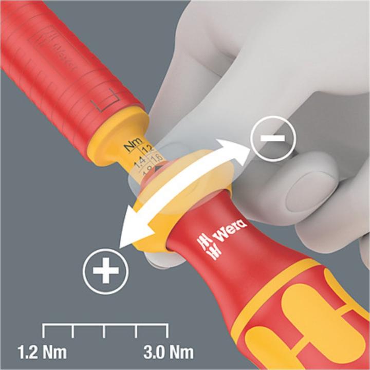 Produktbild Wera Kraftform Kompakt VDE 16 Torque extra slim 1 (Schlitz, Pozidriv-Kreuzschlitz (PZ), Pin-torx)