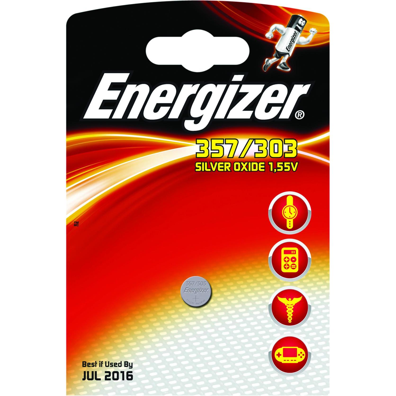Energizer Specialità 357/303 (1 pz., SR44, 175 mAh), Batterie + pile