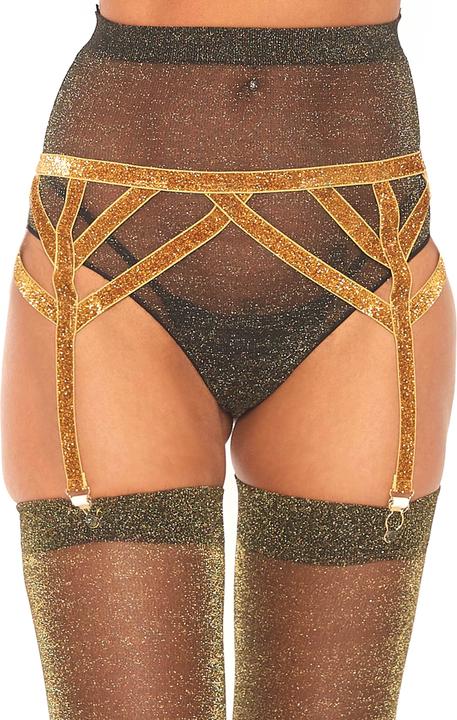 Produktbild Leg Avenue Lurex elastic garter belt (One Size)