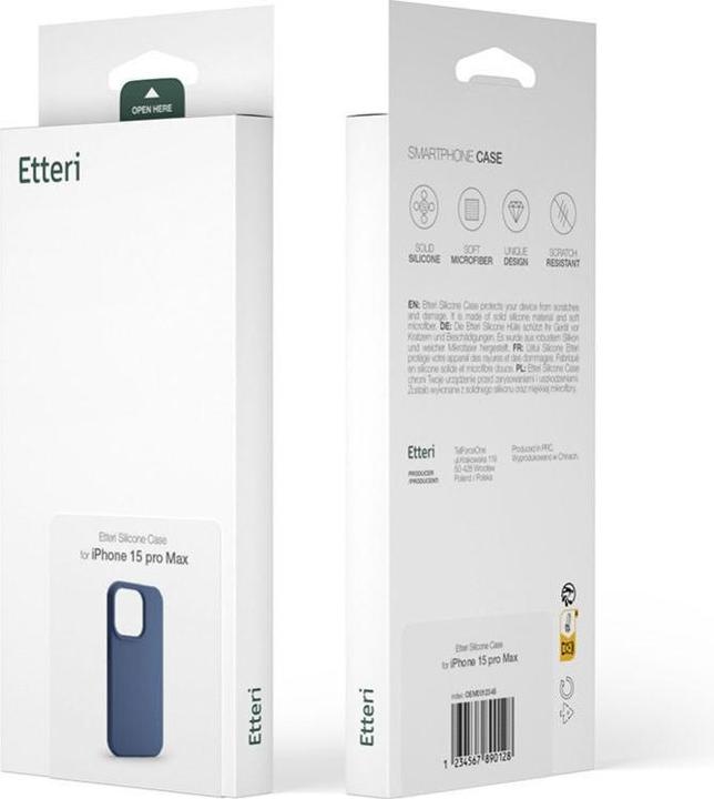 Produktbild Etteri Silikonhülle für Samsung Galaxy S23 Plus dunkelblau (Samsung Galaxy S23+)