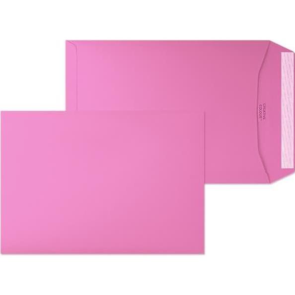 Blanke, Briefumschlag, Briefumschläge C4 120g/qm haftklebend VE=100 Stück eosinrot (C4, 100 x)
