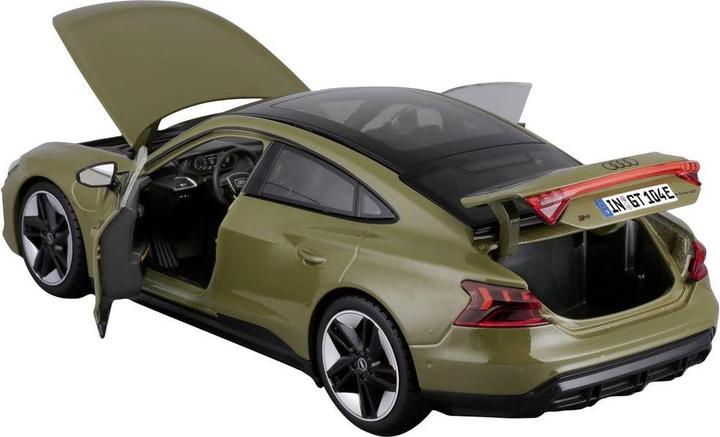 Actual product image Bburago Audi RS e-tron GT 2022, tactical green 1:18 model car