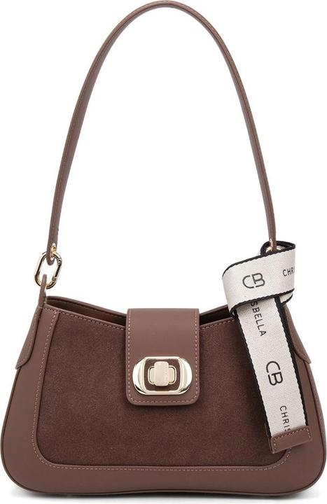 Produktbild Chrisbella Damen Schultertasche - Modell Aurelia Lux - 100% Polyurethan - 29.0 X 8.0 X 17.0 Cm
