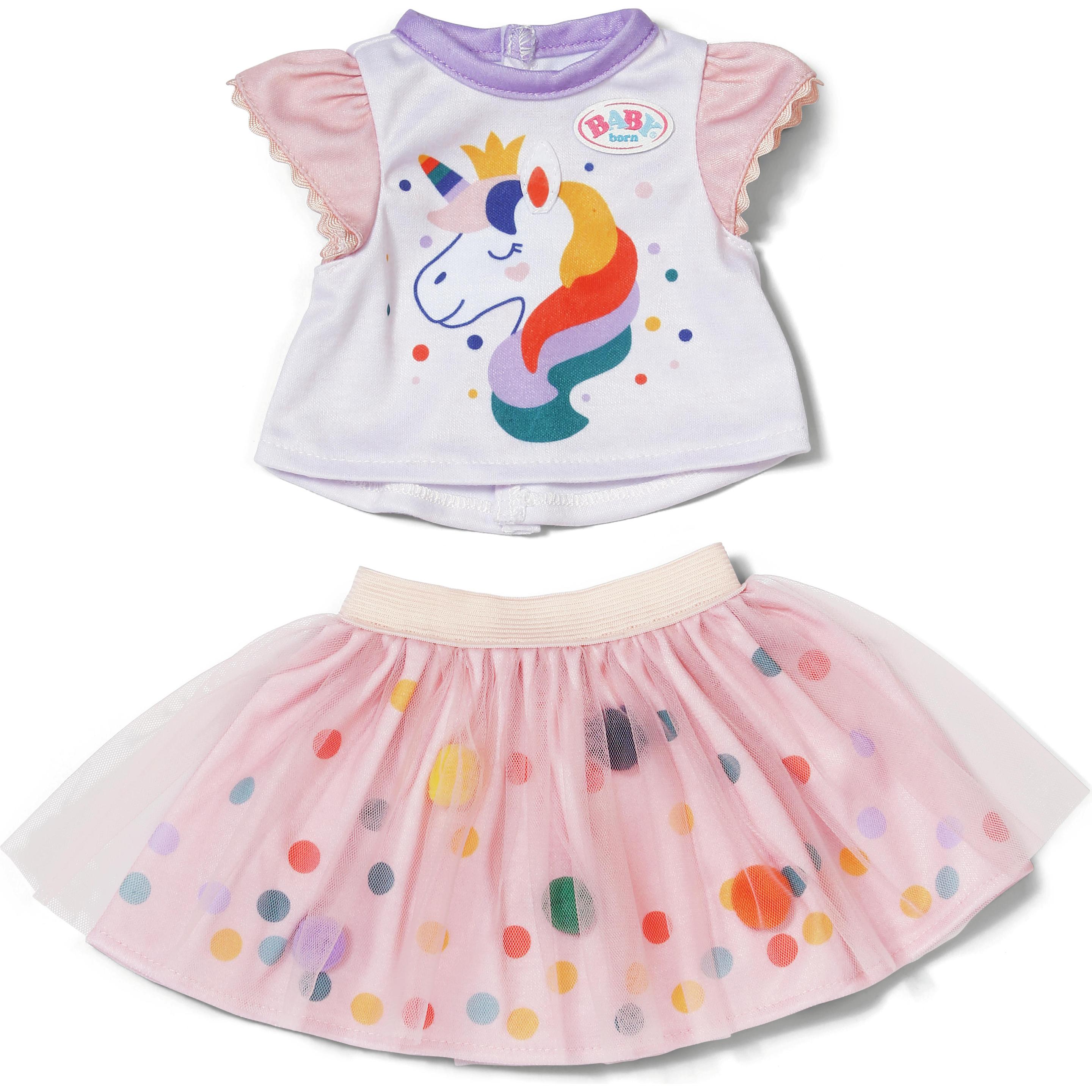 Zapf Creation BABY born Einhornkleid mit Tutu 43cm