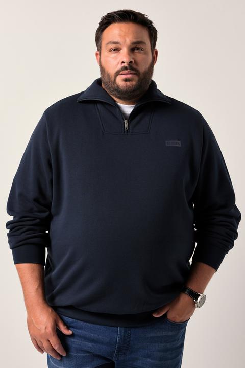 Produktbild Men+ Troyer, Sweat, Brustprint, Zippkragen (4XL)