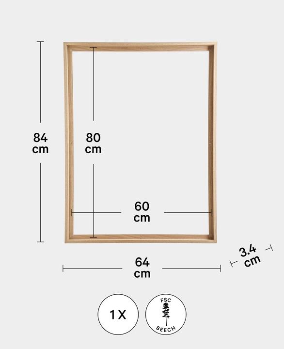 Actual product image I Am Creative Shadow gap frame (60 x 80 cm)