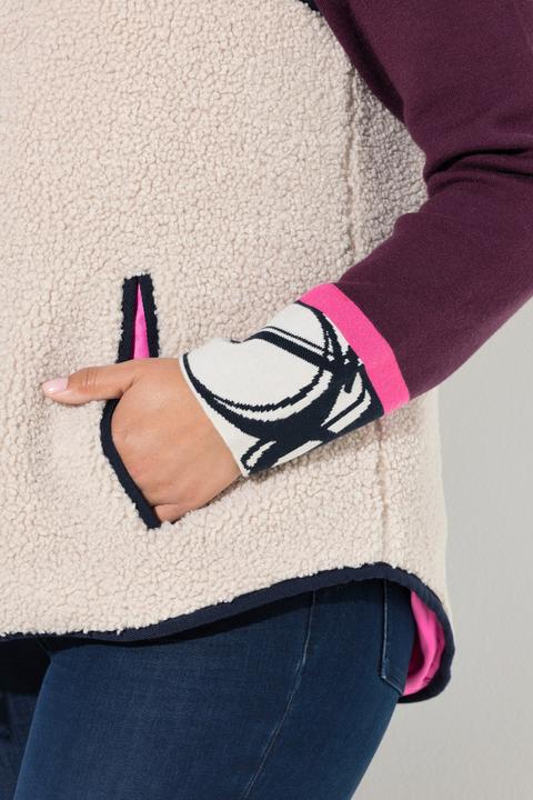 Immagine prodotto Laurasøn Gilet di teddy con collo alto e zip (54)