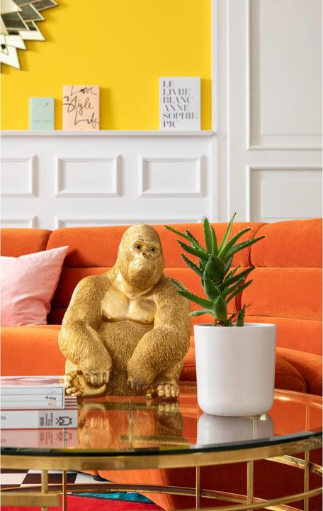 Produktbild Kare Design Deko Figur Monkey Gorilla Side Medium Gold