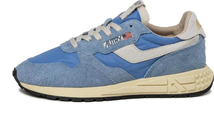 Image du produit Autry Reelwind Low *Nylon / Cracked Leather* White / Dark Blue (41)
