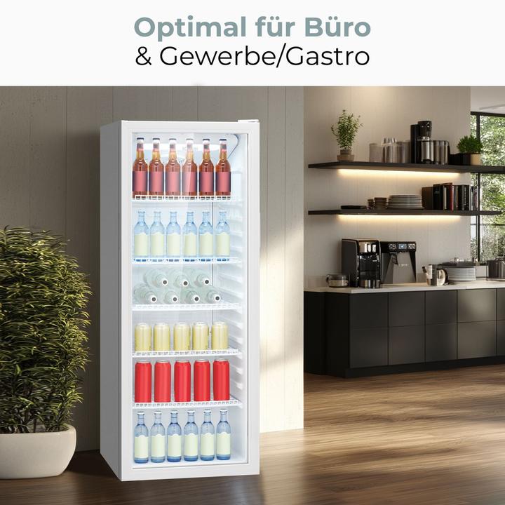 Image du produit Bomann KSG 7292 weiss Glastürkühlschrank 143cm (235 l)