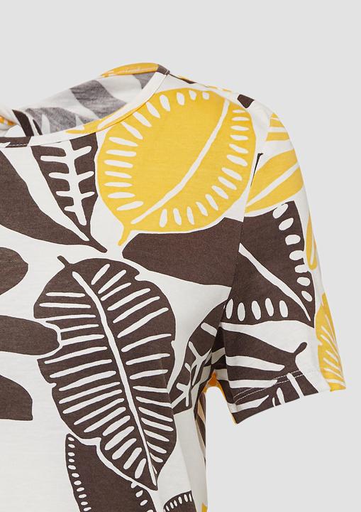Produktbild S.Oliver T-Shirt Jersey-T-Shirt im O-Shape mit Cut-out (44)