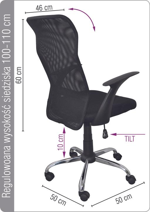 Actual product image Office Products Swivel Chair Rhodos with AL black