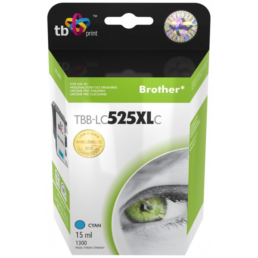 Print, Druckerpatrone, Tusz do Brother LC529/539TBB-LC525XLC CY (C)