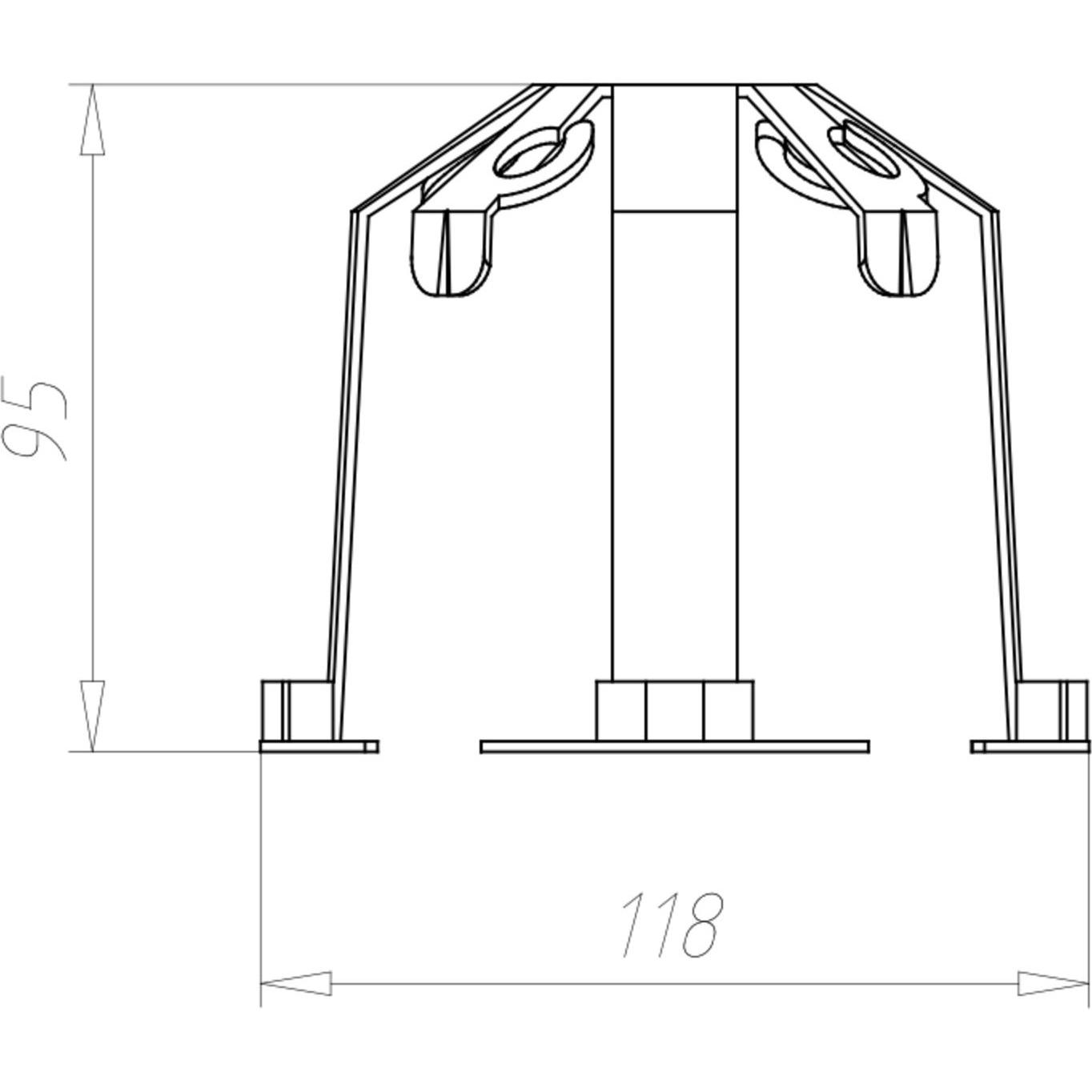 Thumbnail - Kaiser, Abzweigdose, Abstandhalter DA68mm-80mm 9310-10