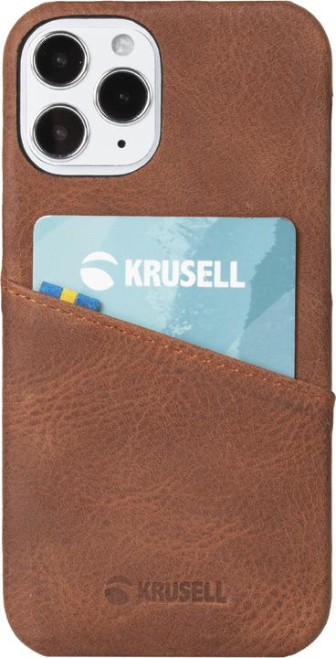Actual product image Krusell Sunne CardCover Apple iPhone 12 mini vintage cognac (62154) (Apple iPhone 12 mini)