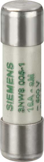 Produktbild Siemens Keramiksicherung T 8A 500V AC 10x38mm 3NW8008-1 (8 A)