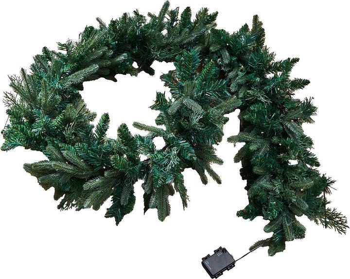 Loberon LED-Girlande Solvika grün