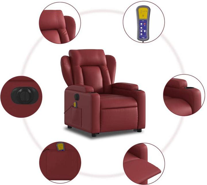 Image du produit vidaXL Massagesessel mit Aufstehhilfe