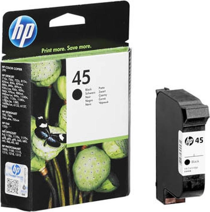 Produktbild HP 45 Large - 42 ml - Gross - Schwarz - Original (BK)