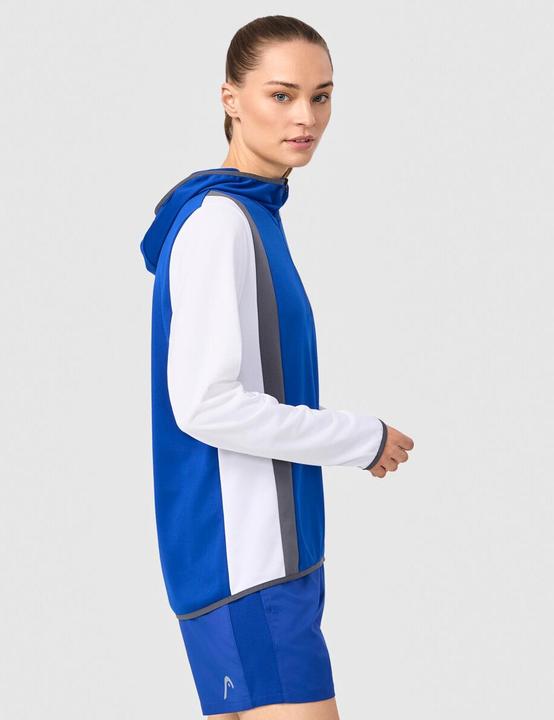Actual product image Head Club 25 Tech Hoodie Damen Königsblau/Weiss (XXL)