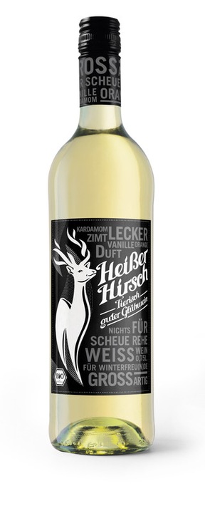 Produktbild Heisser Hirsch Glühwein Weiss (6 x 75 cl)
