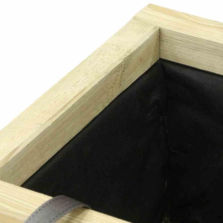 Produktbild Siena Garden Taunus Pflanzkübel modern 30 30x30x27cm,Kiefernholz FSC 100% (30 cm)