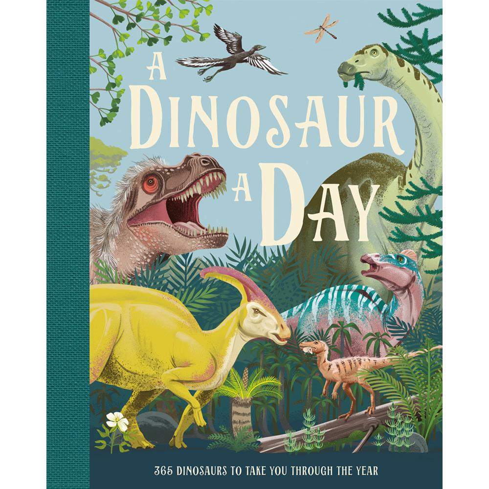 Thumbnail - A Dinosaur A Day, Kinderbücher von Juan Calle, Miranda Smith, Olga Baumert, Jenny Wren, Max Rambaldi