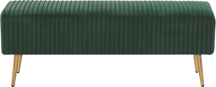 Image du produit Beliani Banc de lit tissu velours vert foncé PATERSON (118 cm)
