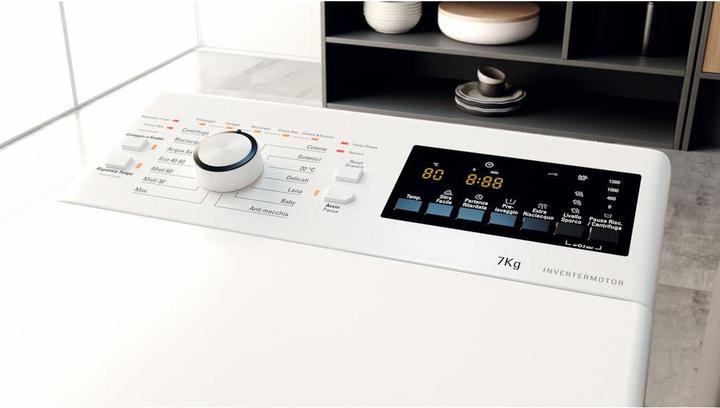 Produktbild Hotpoint Waschmaschine Toplader 7kg Klasse B (7 kg, Oben)