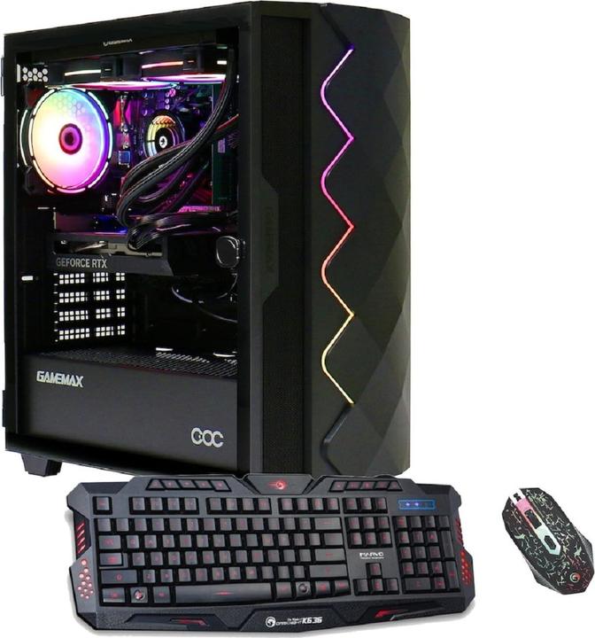 Produktbild Hyrican Gamemax Diamond BK 7166 - Ryzen 5 5500 - 16GB RAM - 1GB SSD - GeForce RTX 4060 (AMD Ryzen 5 5500, 16 GB, 1000 GB, GeForce RTX 4060)