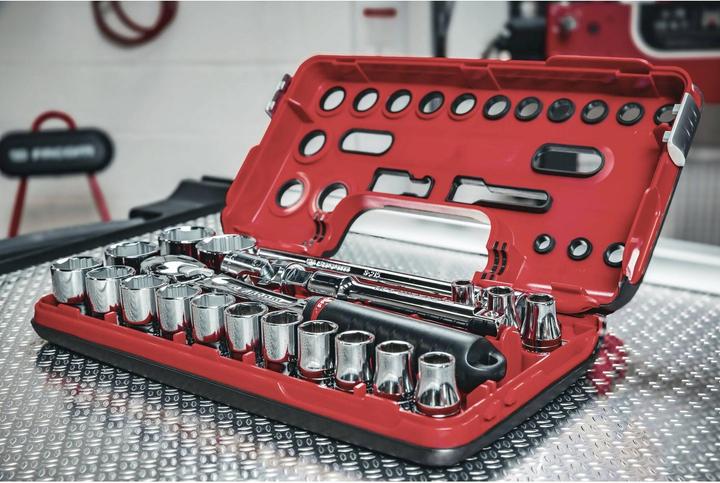 Image du produit Facom Jeu de clés à douilles SL.DBOX1GRPPB OGV® (10 mm, 11 mm, 12 mm, 13 mm, 14 mm, 15 mm, 16 mm, 17 mm, 18 mm, 19 mm, 21 mm, 22 mm, 24 mm, 27 mm, 30 mm, 32 mm, 8 mm)