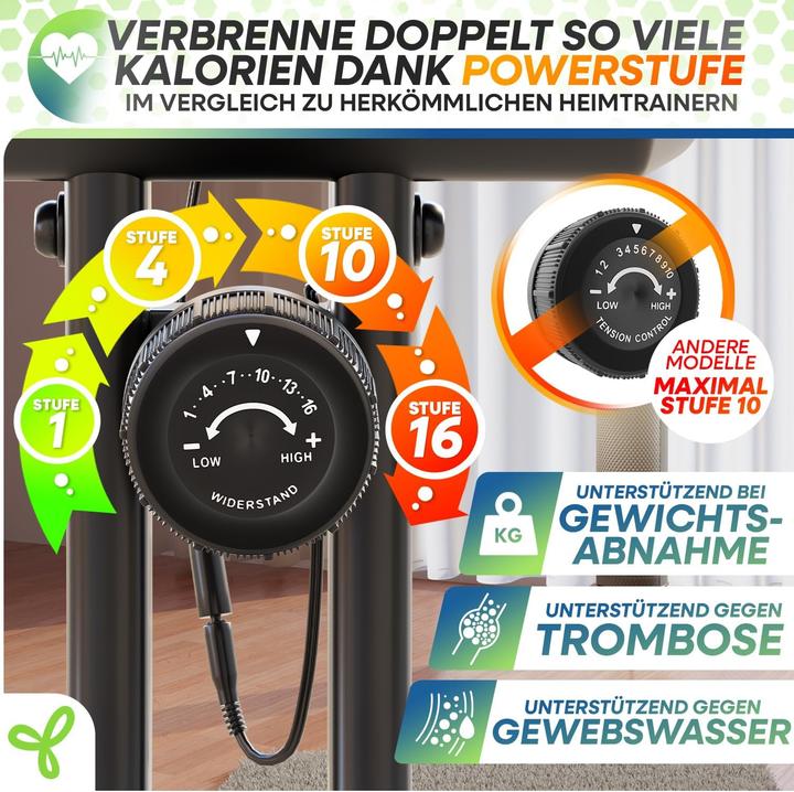 Produktbild Tretmann Klappbares Hometrainer Fahrrad