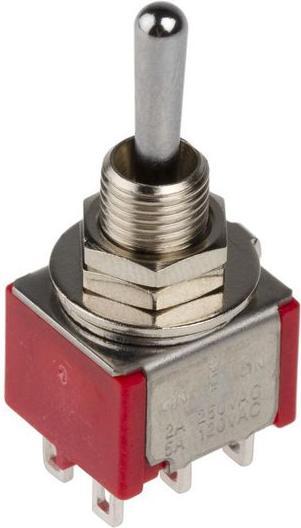 RS PRO Interrupteur A Souder 2p On-Off-On