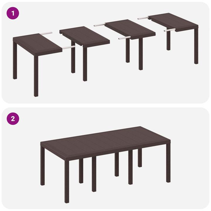 Produktbild vidaXL Gartentisch (200 x 100 x 73 cm)
