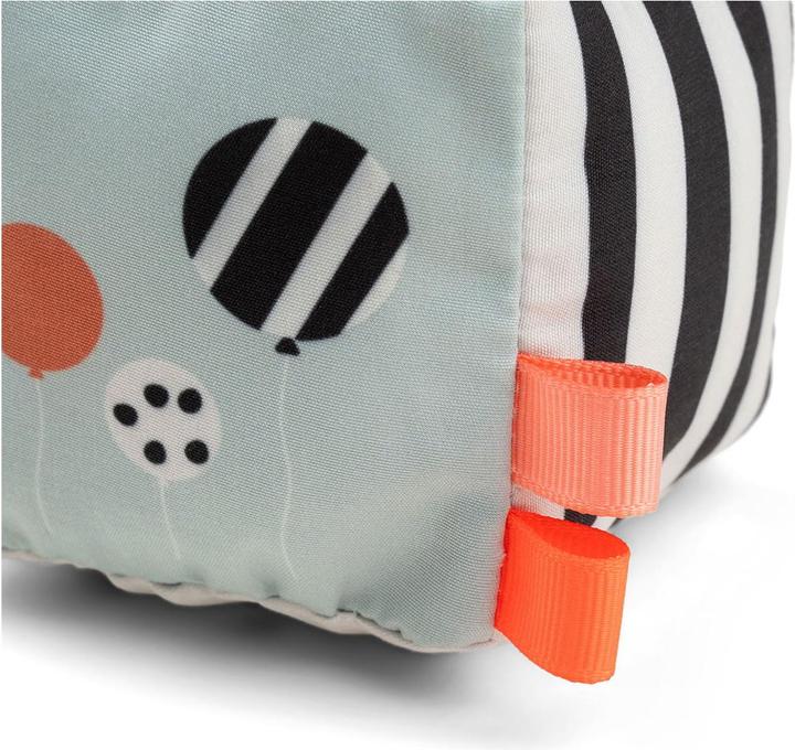 Actual product image Done by Deer Contrast baby cube Happy clouds colour mix